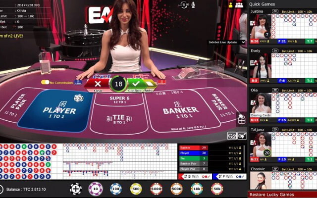 Cá cược Baccarat tại Fun88