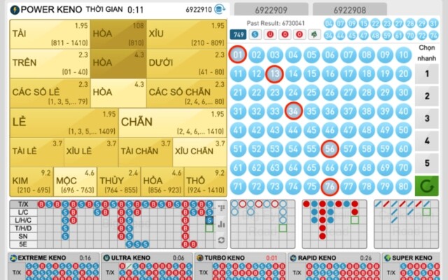 Chọn số không cần quy tắc